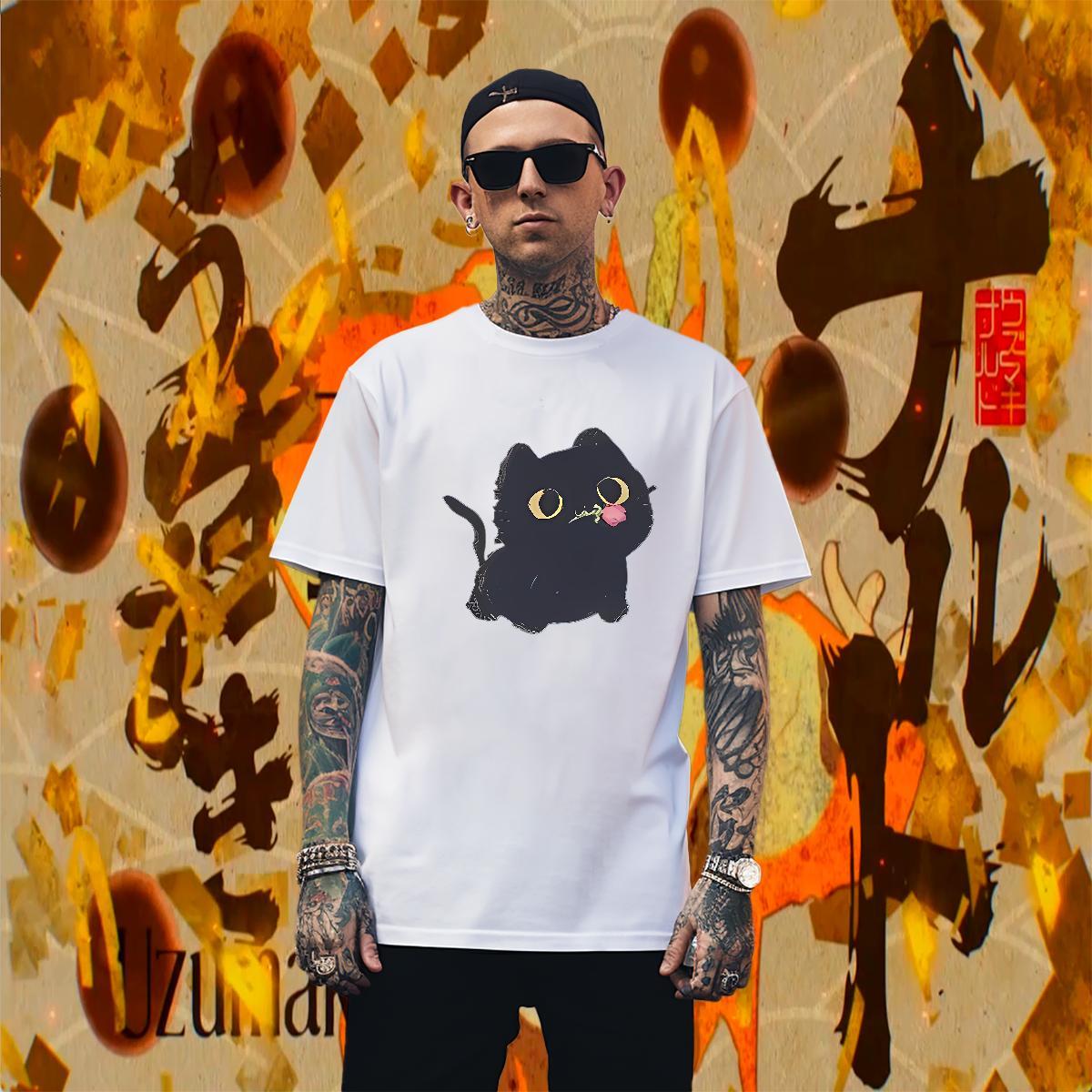 Designer T-Shirts for Men cute Crew Neck Daily Outfit Custom Big Size 100% Cotton 230g Tshirts 2024 Tees Shirts