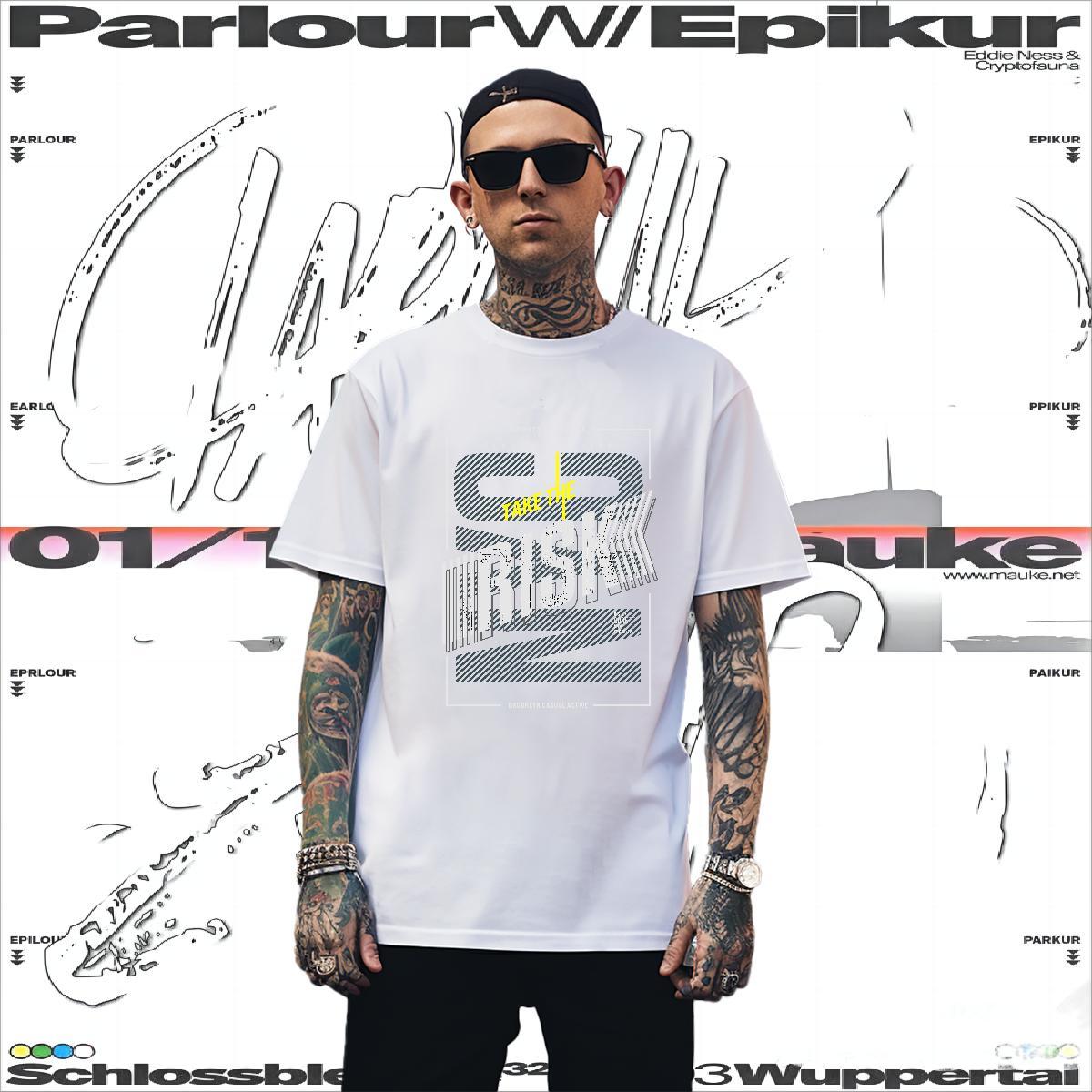 Loose Fit letter T Shirts Men Anime Printing Street Men Clothes T-Shirt 230g 100% Cotton New Arrival Short Sleeve Soft Custom Cartoon Tee Shirt