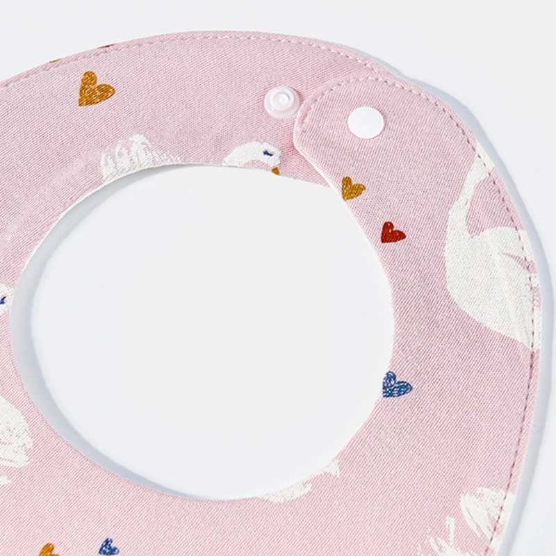 Bibs Burp Cloths New Waterproof Baby Bibs Cute Printed Newborn Saliva Towel Burp Cloths U-shape Baby Feeding Drooling Bib Baby AccessoriesL4812