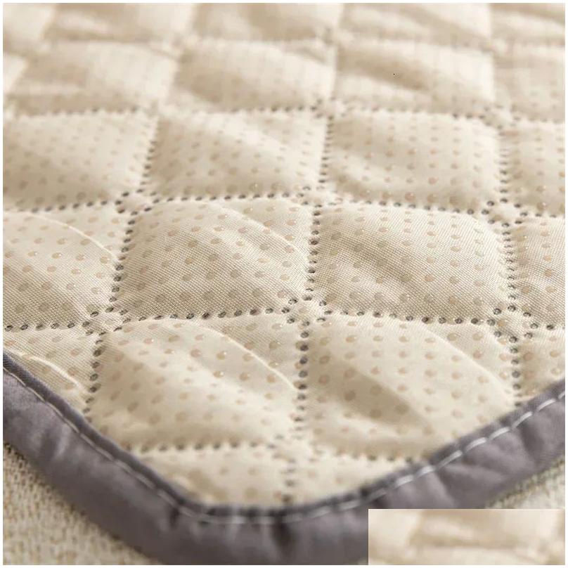 Kennels Pens Waterproof Dog Sofa Couch Er Pet Bed Blanket Mat Pad With Neck Pillow Washable Cat Calming Nest For Travel Indoor Home 24 Ot5Ms