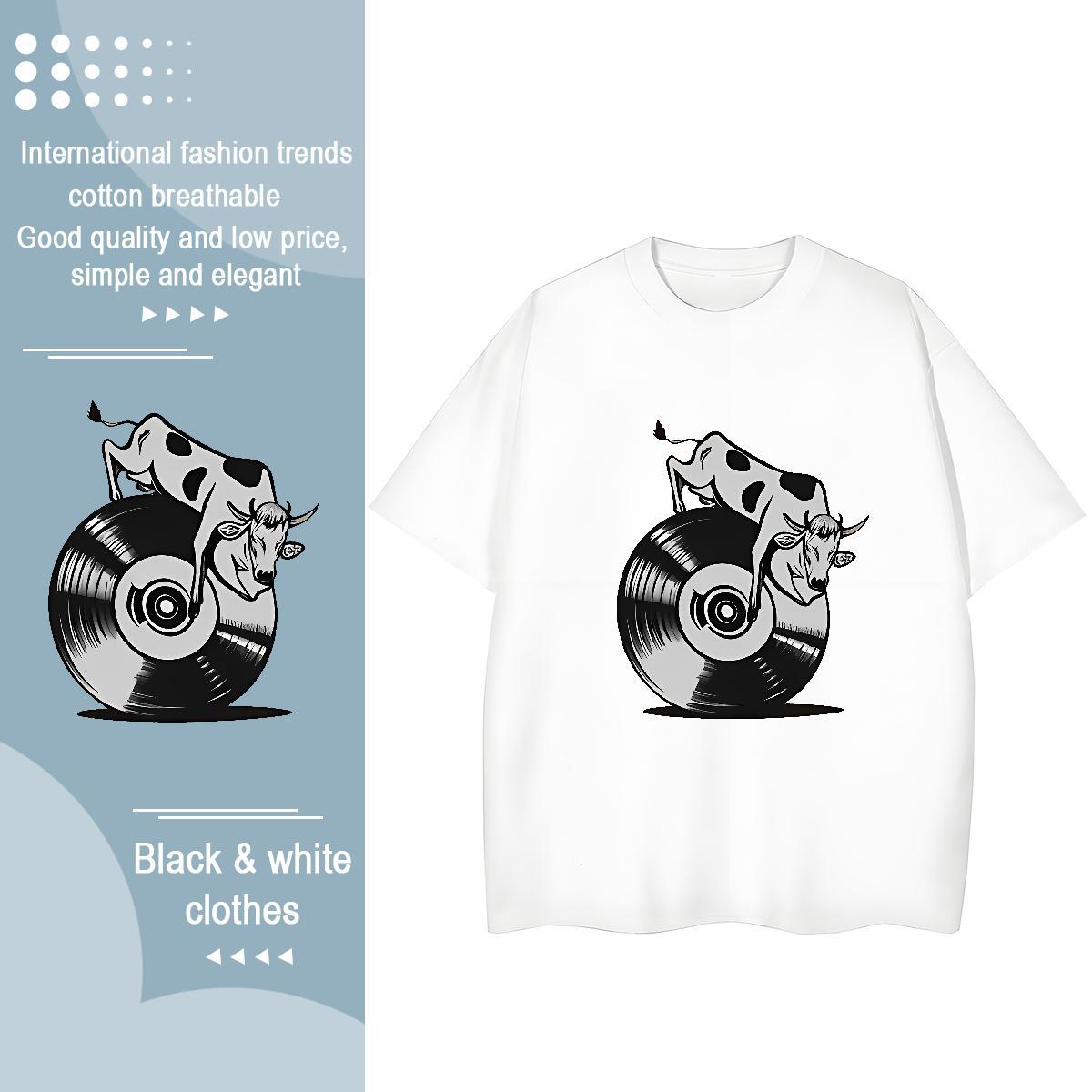 Loose Fit T Shirts Men O Neck Short Sleeves Casual Oversized 100% Cotton 230g Mens Tshirts Fashion New Tops Tees