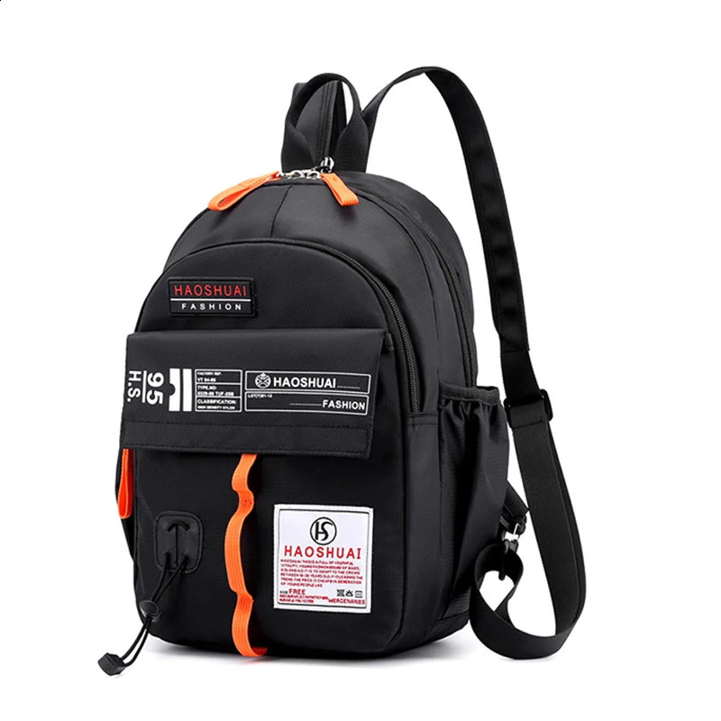 Mens backpack hanging basket chest shoulder bag travel military sports multifunctional nylon mens Knapsack small Rucksack 240813