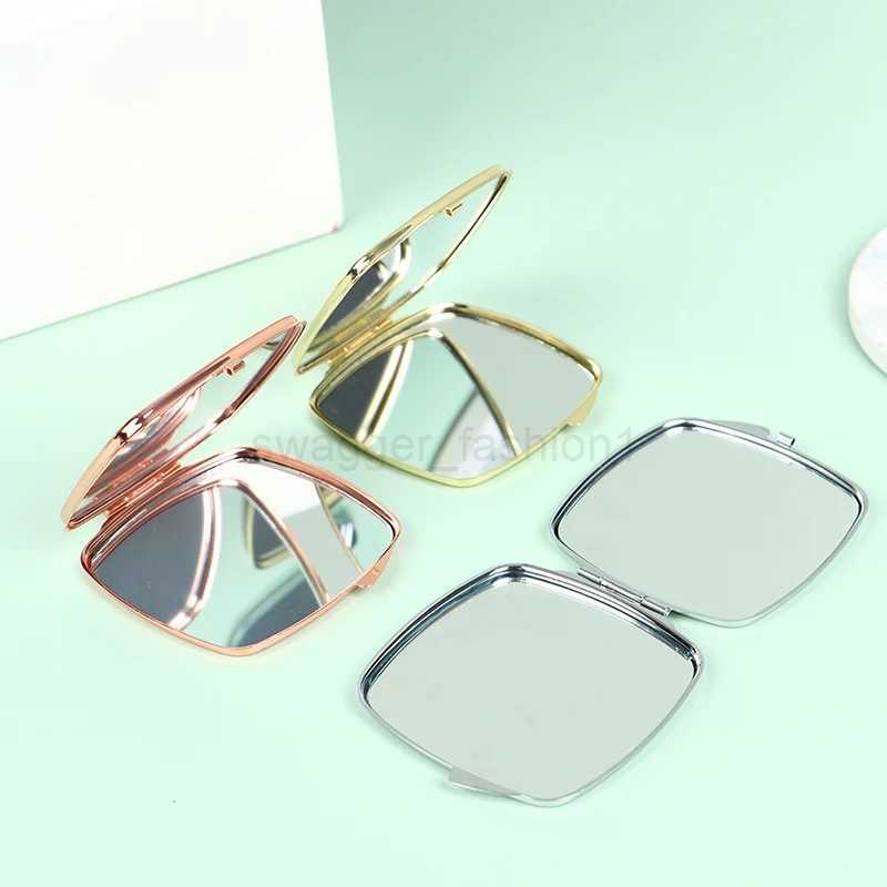 Compact Makeup Mirror Cosmetic Magnifying Round Pocket Make Up MirrorXJ240813