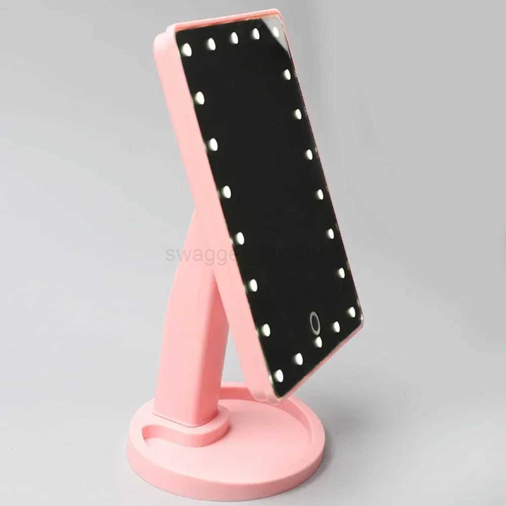 22-light storage rotating touch-sensitive dormitory student-specific dressing LED makeup mirror AA batteryXJ240813