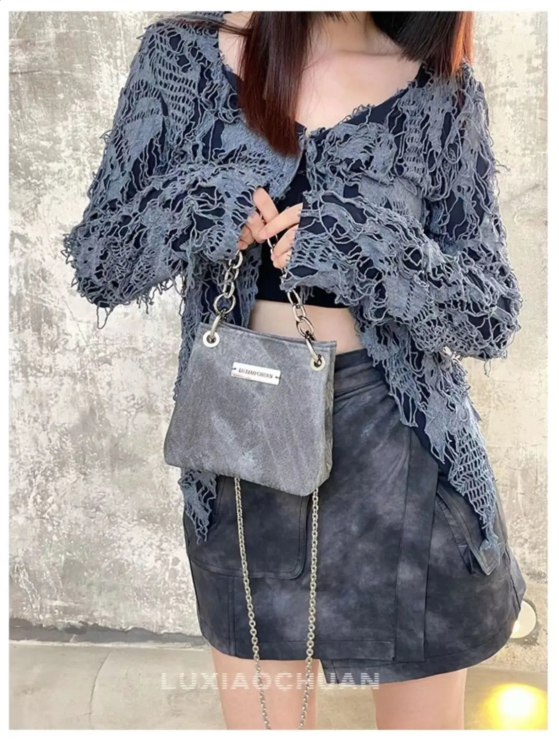 JIAERDI Square Mini Tote Bag Women High Street Summer Handle Chain Casual Crossbody Bags Female Vintage Y2k Messenger Bag 240813