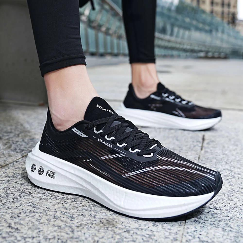 Mens Breathable Running Shoes: Feidian 3 Carbon Fiber Sole Marathon Sneakers dh911125171
