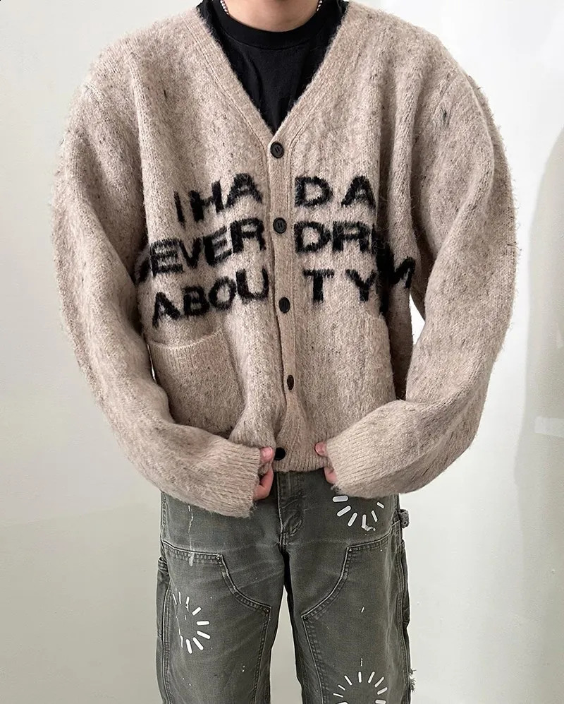 Y2k clothes Harajuku Letter Sweater Hip Hop Streetwear Cute Casual Sweater Winter Sweater Knit Sweater Hip Hop Streetwear 240813CJ