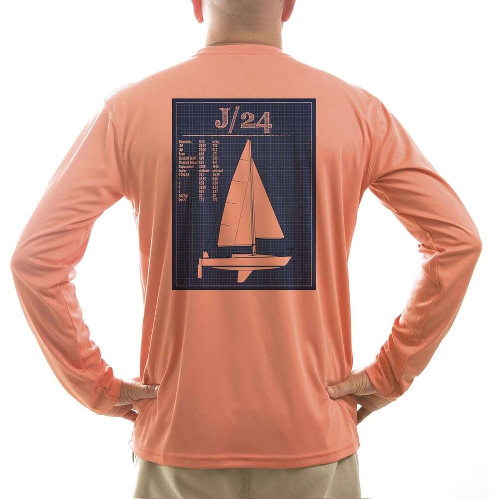 Long Sleeve Shirts For Men Sweatshirt Class Sailboat T-Shirt Small Salmon T Shirt Graphic Tee Streetwear Casual Tops Clothes sweatshirts