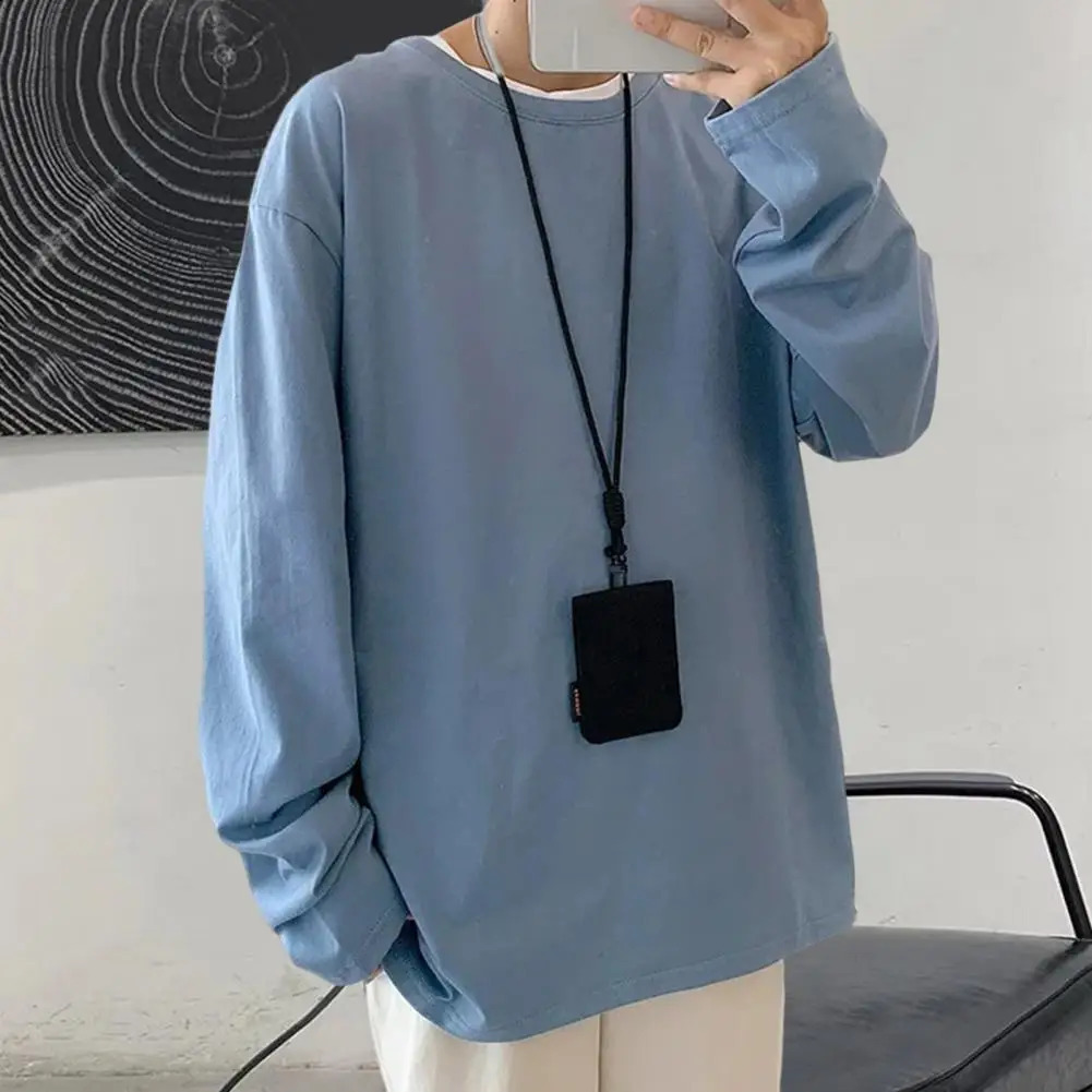 American Retro T Shirts Men Oversized T shirt Women Loose Long Sleeve Shirt Vintage Hip Hop Style Mens Streetwear Plus Size 240812