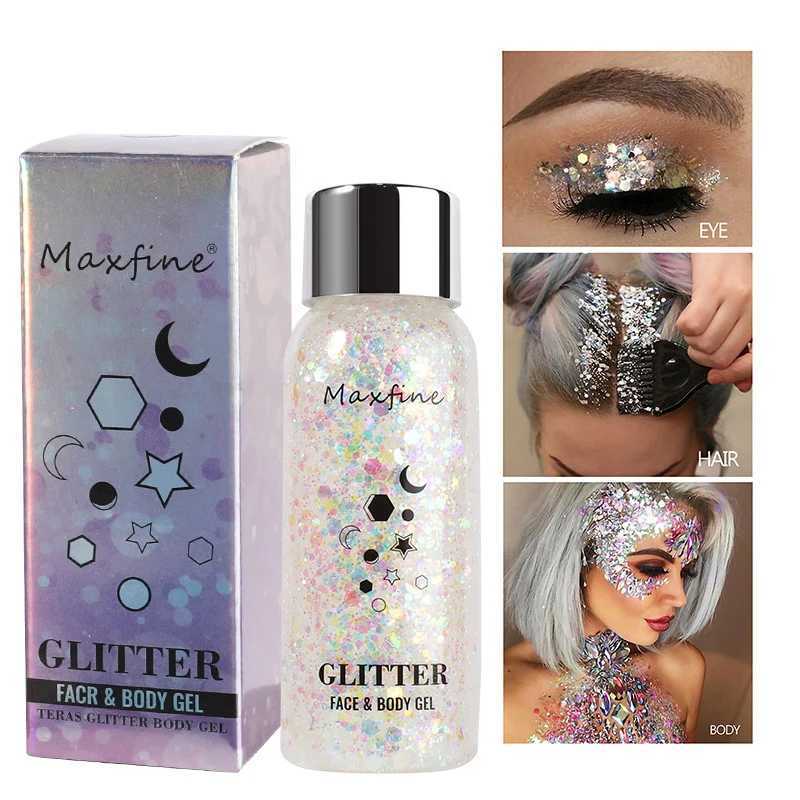 Eye Glitter Nail Hair Body Face gel Art Waterproof High Gloss Glitter Body Multi functional Makeup Decoration Party W240812