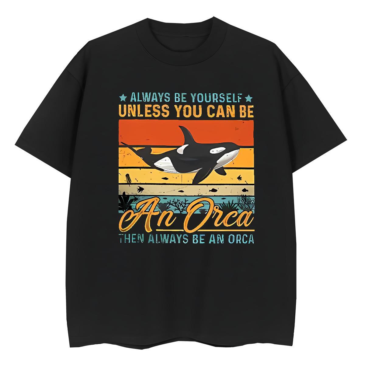 Unisex Mens T Shirts dolphin Crew Neck Breathable Hip Hop Custom Print Plus Size 100% Cotton 230g Mens Tshirts DIY Polos