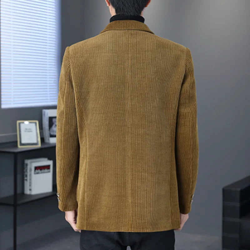 High quality mens jacket Korean version fashion trend simple casual business elite gathering gentleman suit 240812