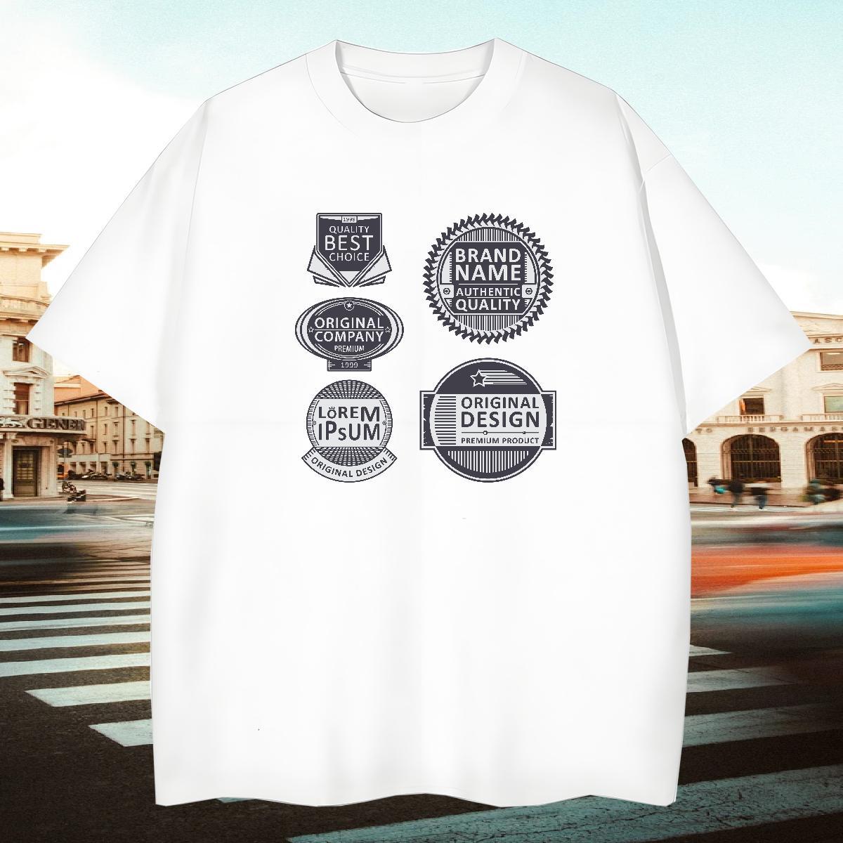 Wholesale Mens Tshirts Street wear Hip Hop 100% Cotton 230g Custom Printed Breathable Crew Neck letter T Shirt For Man Free Shipping Tee Shirt