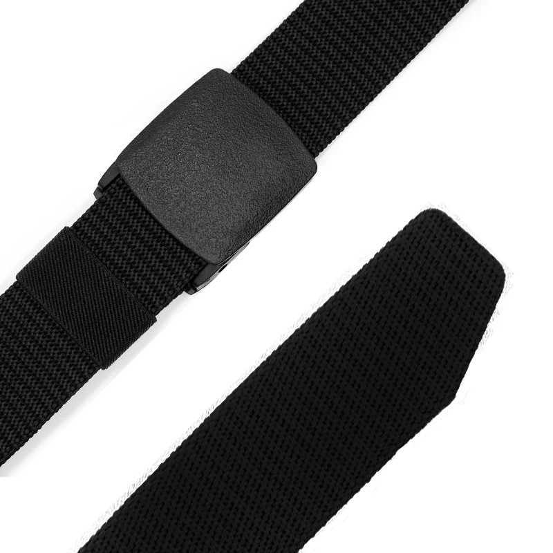 Mens nylon strap multifunctional tactical strap mens outdoor canvas strap metal free automatic buckle strap W240905