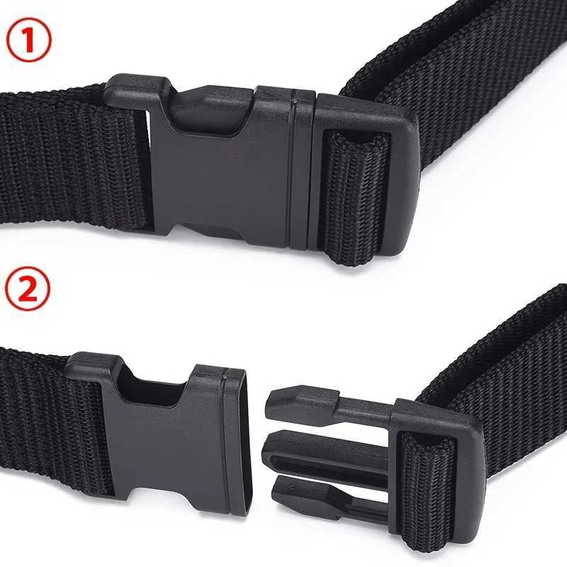 Mens non-metallic plastic buckle strap high-quality canvas nylon strap tactical strap outdoor woven strap neutral strap W240807