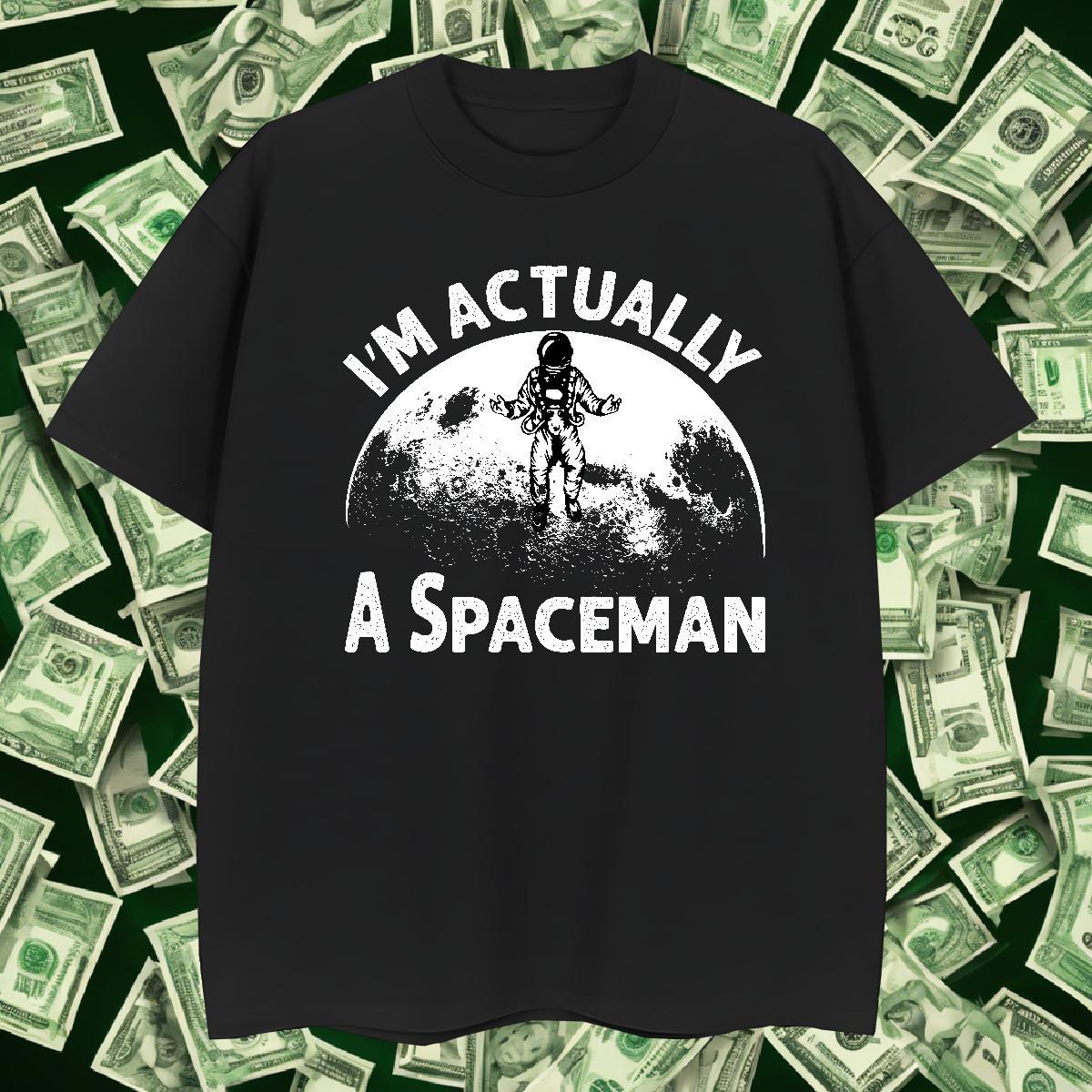 Men T Shirts 230g Cotton universe Casual Daily Wear Breathable Crew Neck Cartoon Printing L-4XL Tshirts New Designer Loose Clothes