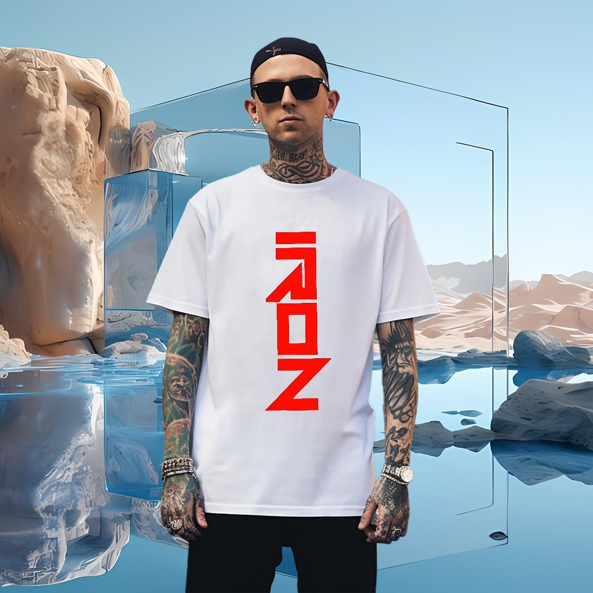 Free Shipping letter T-Shirts Street wear Hip Hop Men Clothes T-Shirt 230g Cotton Fashion New Breathable Short Sleeve Custom Anime Tee Shirt