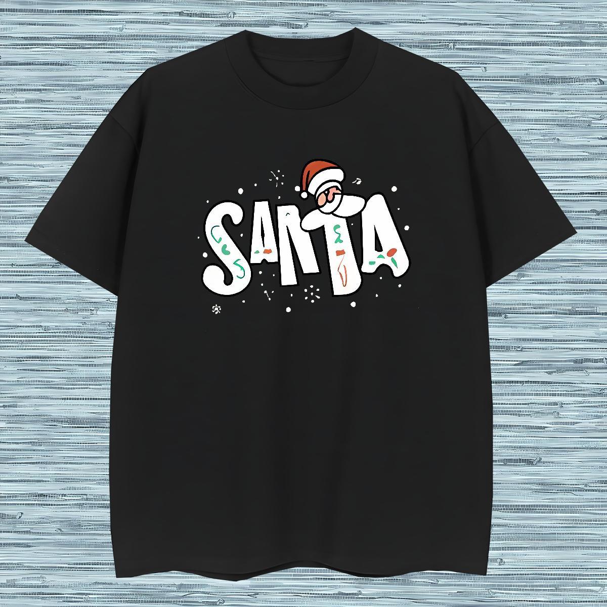 High Quality T-Shirts Christmas O Neck Short Sleeves Sport Graphic 230g Cotton Tshirts Designer Tops Tees