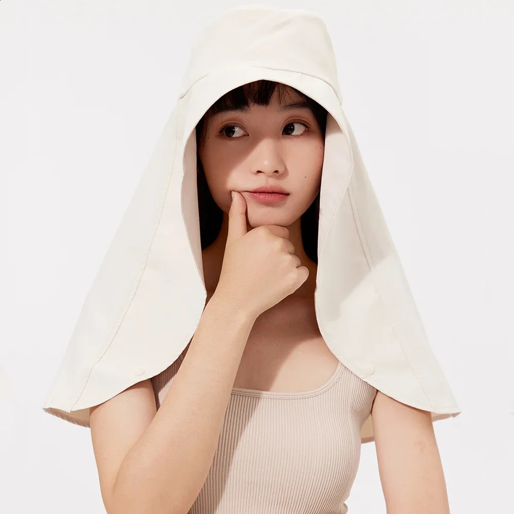 OhSunny Womens Big Brim Sunhat UPFav2000 Bucket Hat with Neck Flip Cover Fully UV Resistant Washable Summer 240812