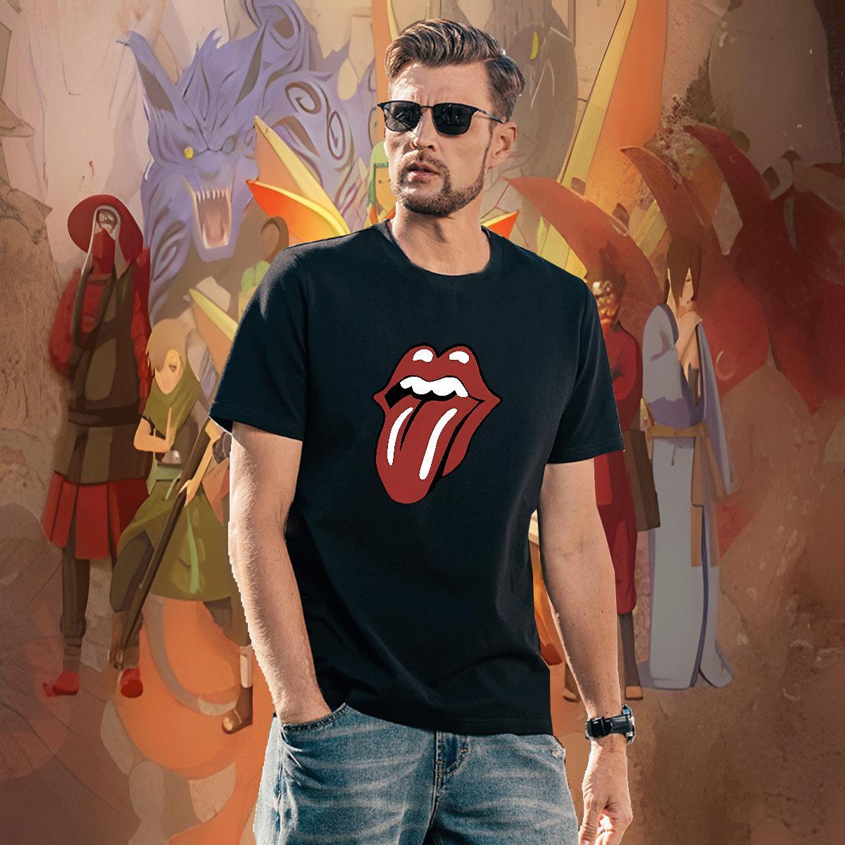 Comfortable mouse Man T Shirts Daily Outfit Men Tees 230g Cotton DIY Customized Breathable Crew Neck DIY Printed Clothings