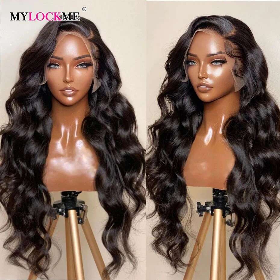 13X4 Frontal Wig Brazilian Body Wave 13X6 Transparent HD Front Human Hair Wigs Pre Plucked 4X4 Lace Closure For Women