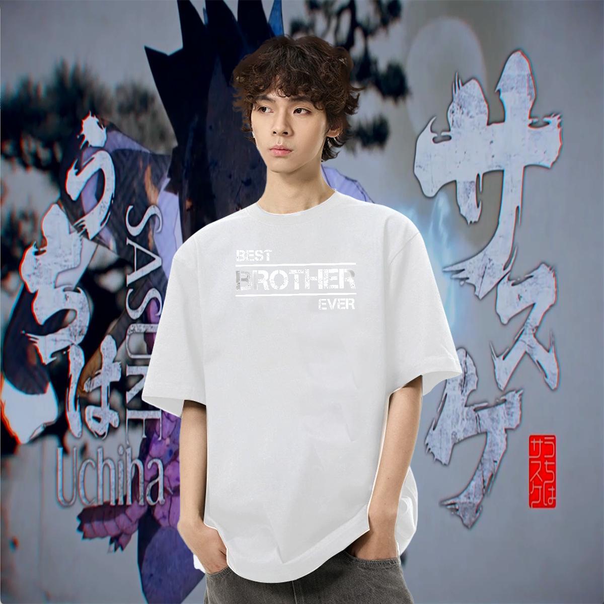 High Quality Men Clothes T-Shirt Daily Outfit 230g Pure Cotton DIY Anime Breathable Short Sleeve letter T Shirt For Man Fashion Casual Tee Shirt