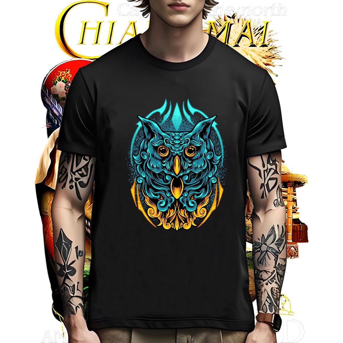 Designer T shirt eagle Pure Cotton Summer Casual Custom Big Size 100% Cotton 230g Tshirt for Man Woman Customized Tops