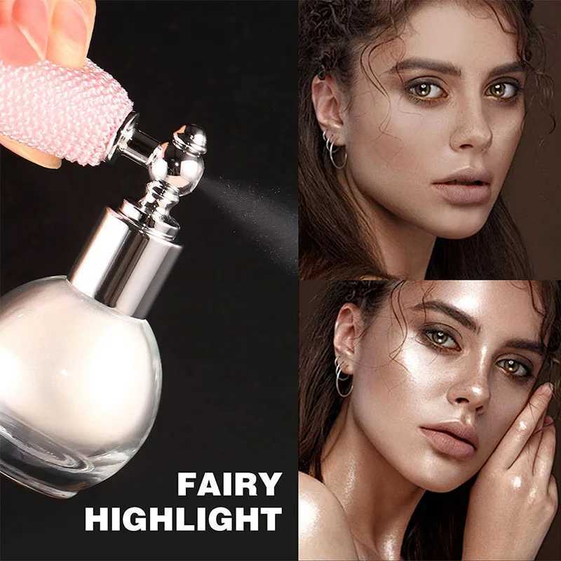 Diamond high gloss glitter spray high gloss powder bright polarized fairy powder facial body lighting makeup W240812