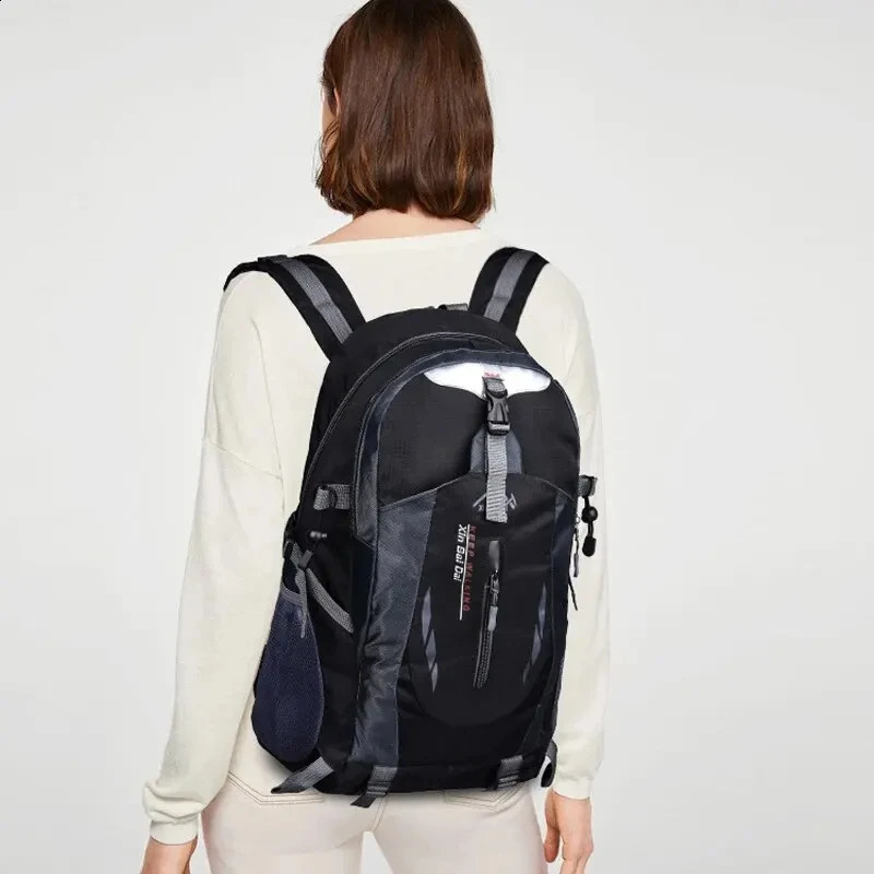 Outdoor travel backpack large capacity fashionable mens climbing classic sports 240813