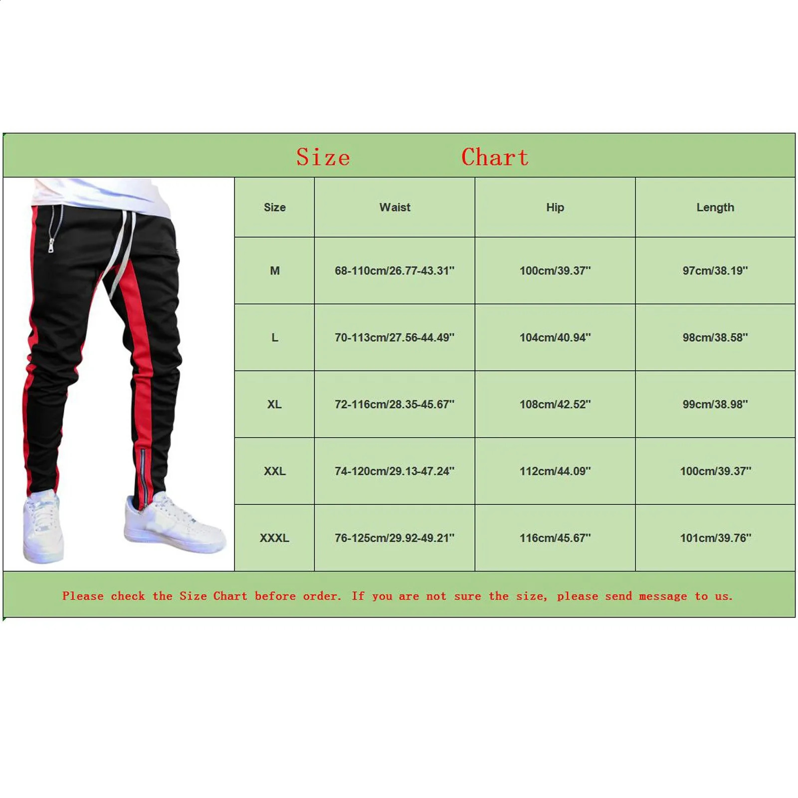 mens casual fashion pants street sportswear tight fitting mens Trousers gym tracksuits bottom hip-hop jogging pants240812 - view 7