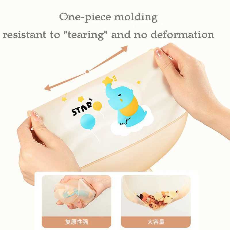 Bibs Burp Cloths Waterproof Baby Bibs Kids Silicone Ultra-soft Light Feeding Supplementary Food Bibs Baby Saliva Bag Newborn Baby AccessoriesL4812