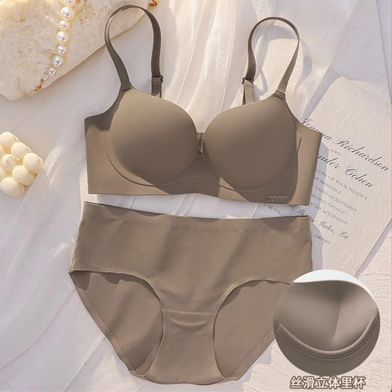 Ropa Interior Femenina Lingerie Set for Women Korean Style Push Up Bra And Panty Set Womens Panties Underwear Mujer Bralette o240812