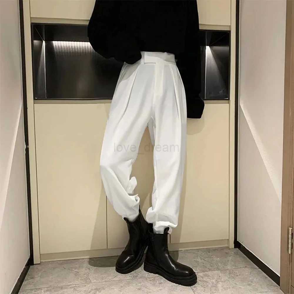 Men Pants Streetwear Joggers Casual Harem Trousers Harajuku Korean Tapered Male Blazer Pants High Streetwear JapaneseXJ240813