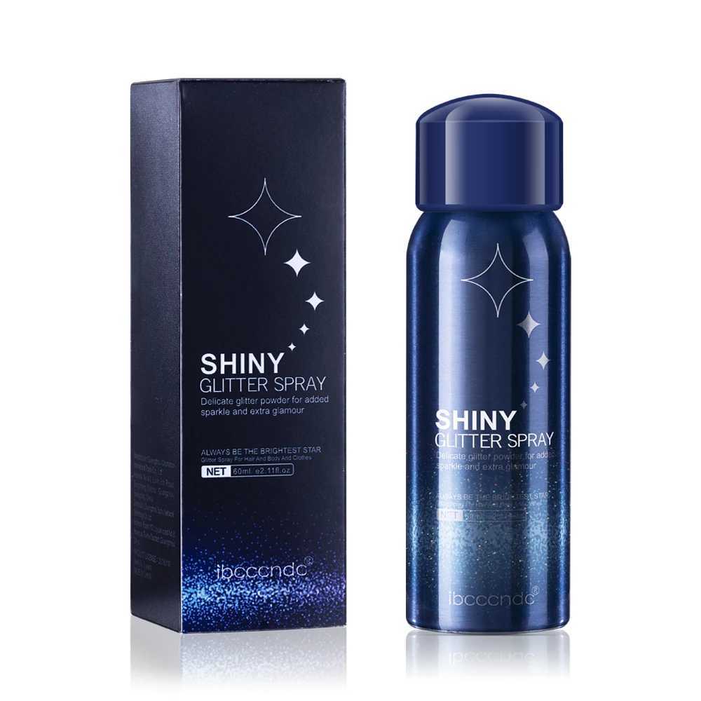 Hair body flash night club party body spray flash makeup beauty and health flash spray cosmetics for body shimmer makeup W240812