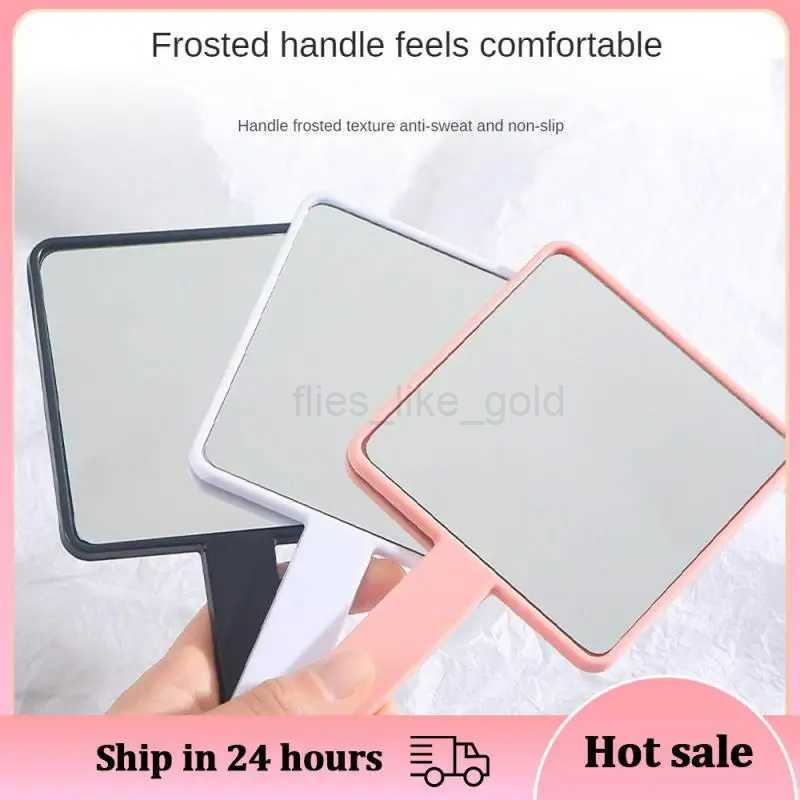 Handheld Mini Mirror SPA Salon Compact Mirror Portable Makeup Mirror Extended Square Handheld Beauty Mirror W240813
