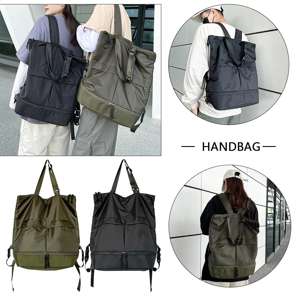 Trend School Bags Large Capacity Student Backpack Waterproof Nylon Womens Fashion Portable Casual Handbag 240813