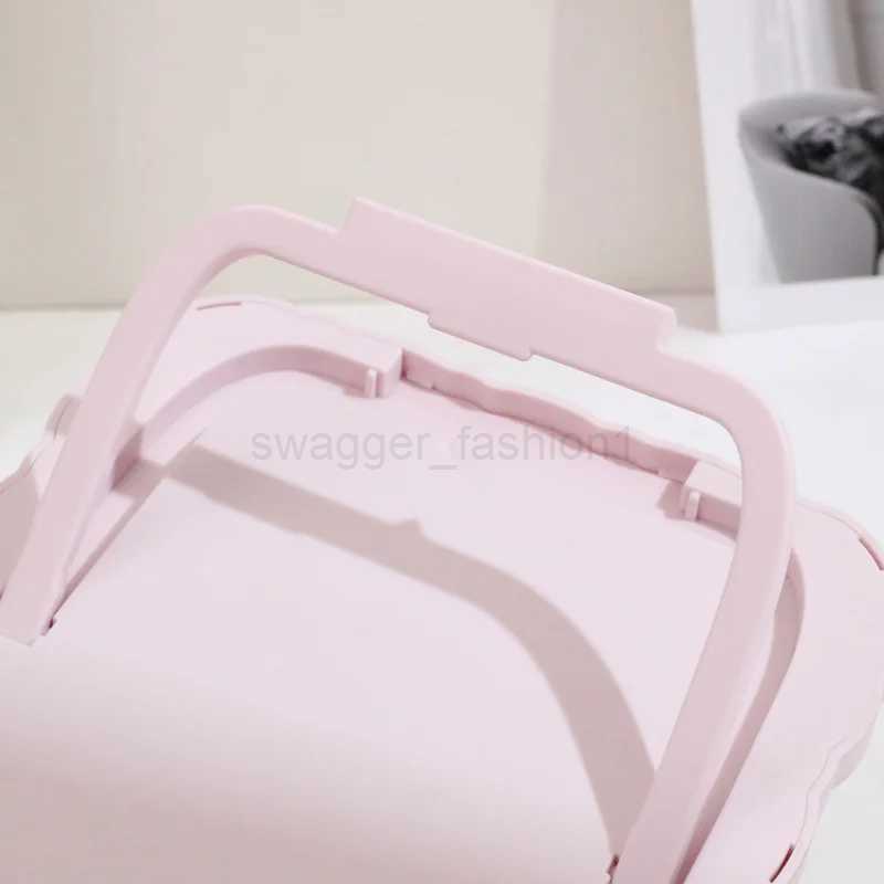 2023 New Desktop Makeup Mirror Flat Mirror with Bracket Cartoon Princess Mirror Girl Dormitory Dressing MirrorsXJ240813