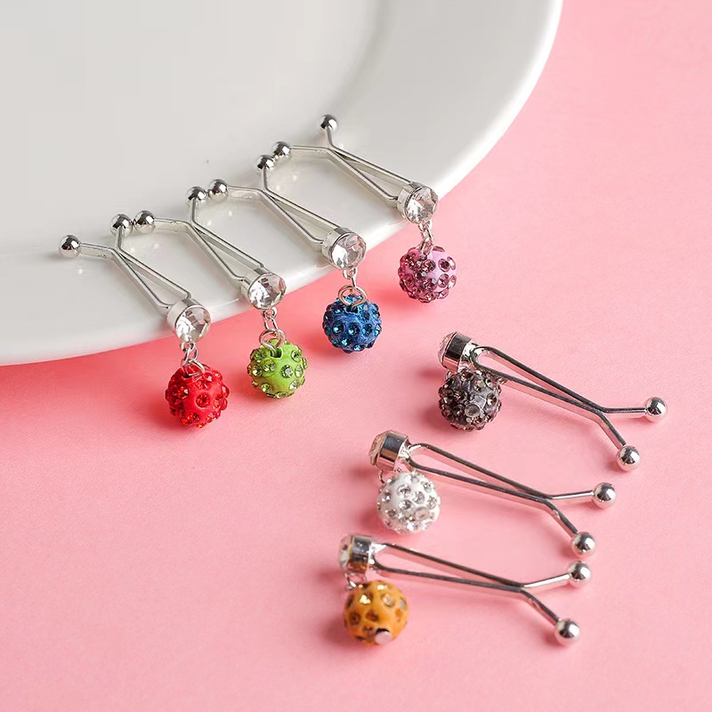Diamond ball scarf clip headband magnetic buckle scarf shawl magnetic buckle brooch decorative accessory