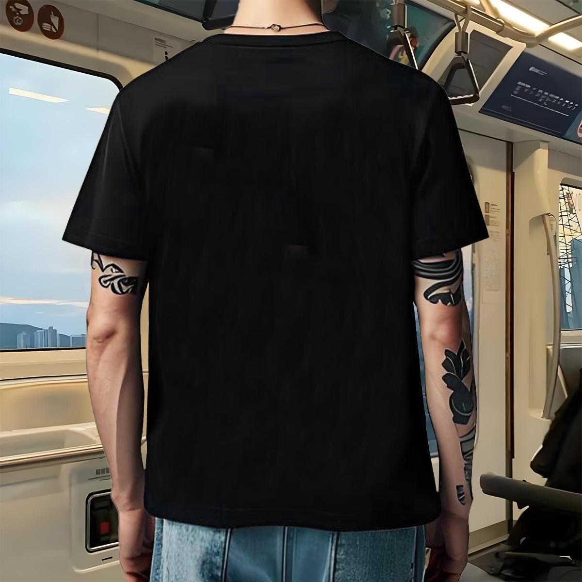 Casual New Tshirt for Man Woman cat Home Outdoor 230g Cotton Wear Breathable Short Sleeve Cool T-Shirts Anime Print