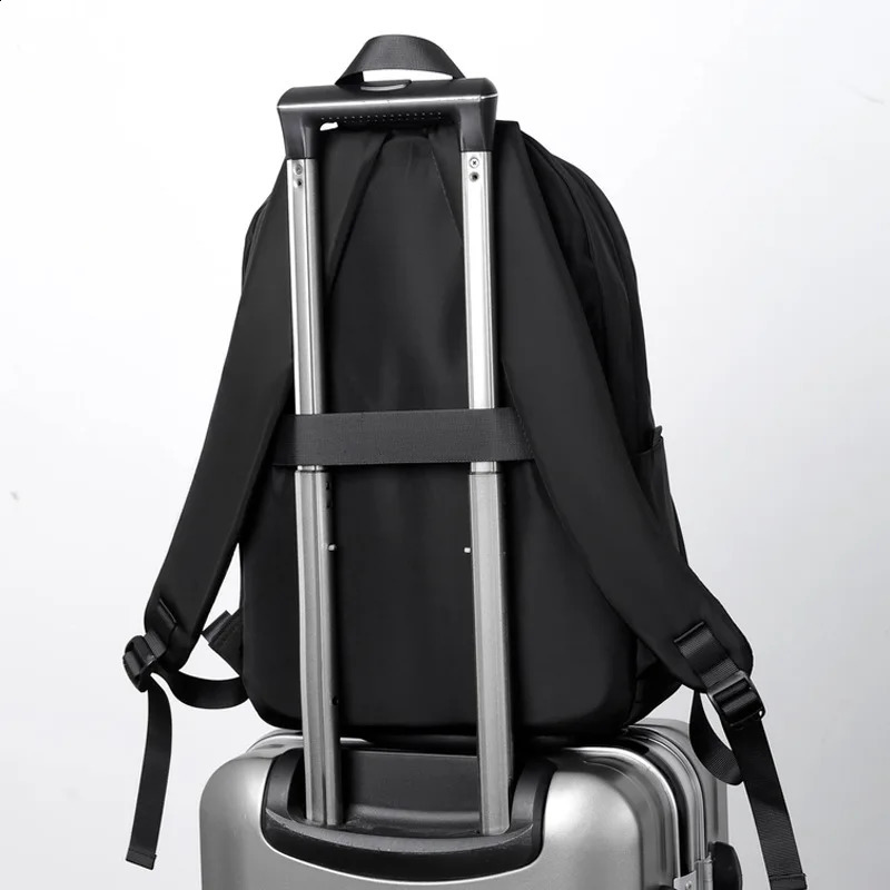 Mens waterproof large capacity ultra light backpack Fashion school 156inch laptop 240813