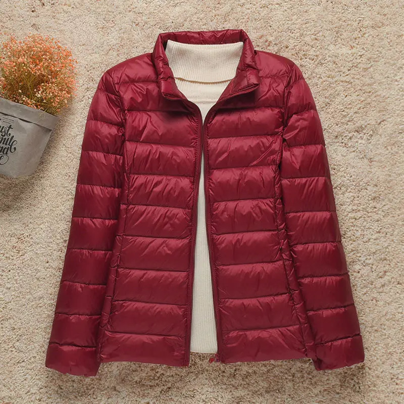 Duck Down Jacket Women Ultra Light Down Jacket All Season Feather Jacket Plus Women Overcoat Windbreaker Coats Down Coats 240813