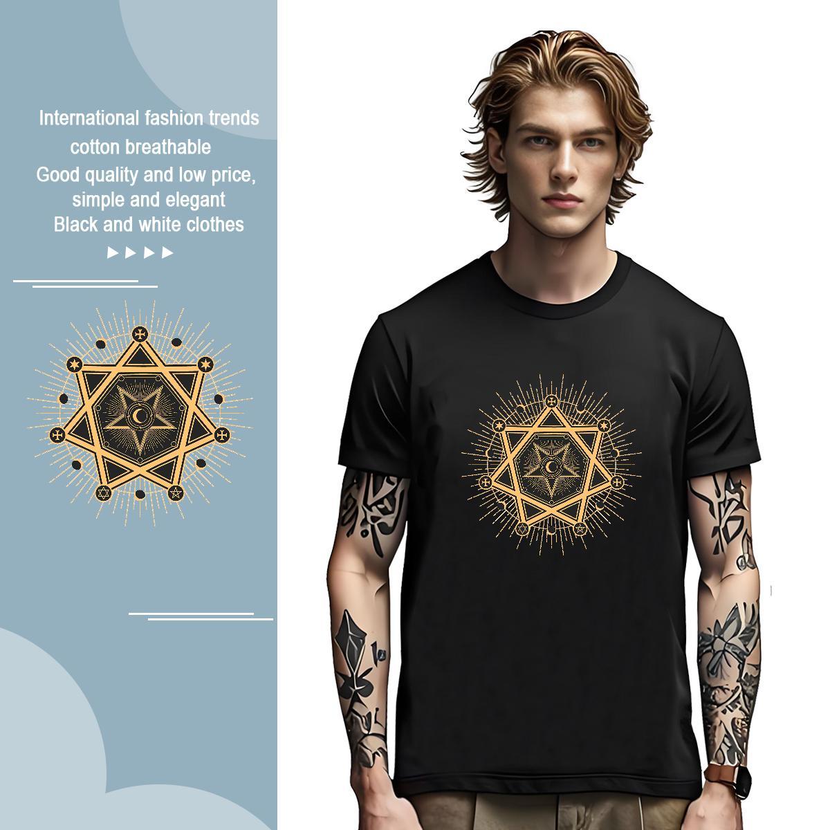 T Shirts Men 230g 100% Cotton eyes Casual Daily Wear Breathable Short Sleeve Oversized 3XL 4XL Tshirts 2024 Designer Free Shipping Tops