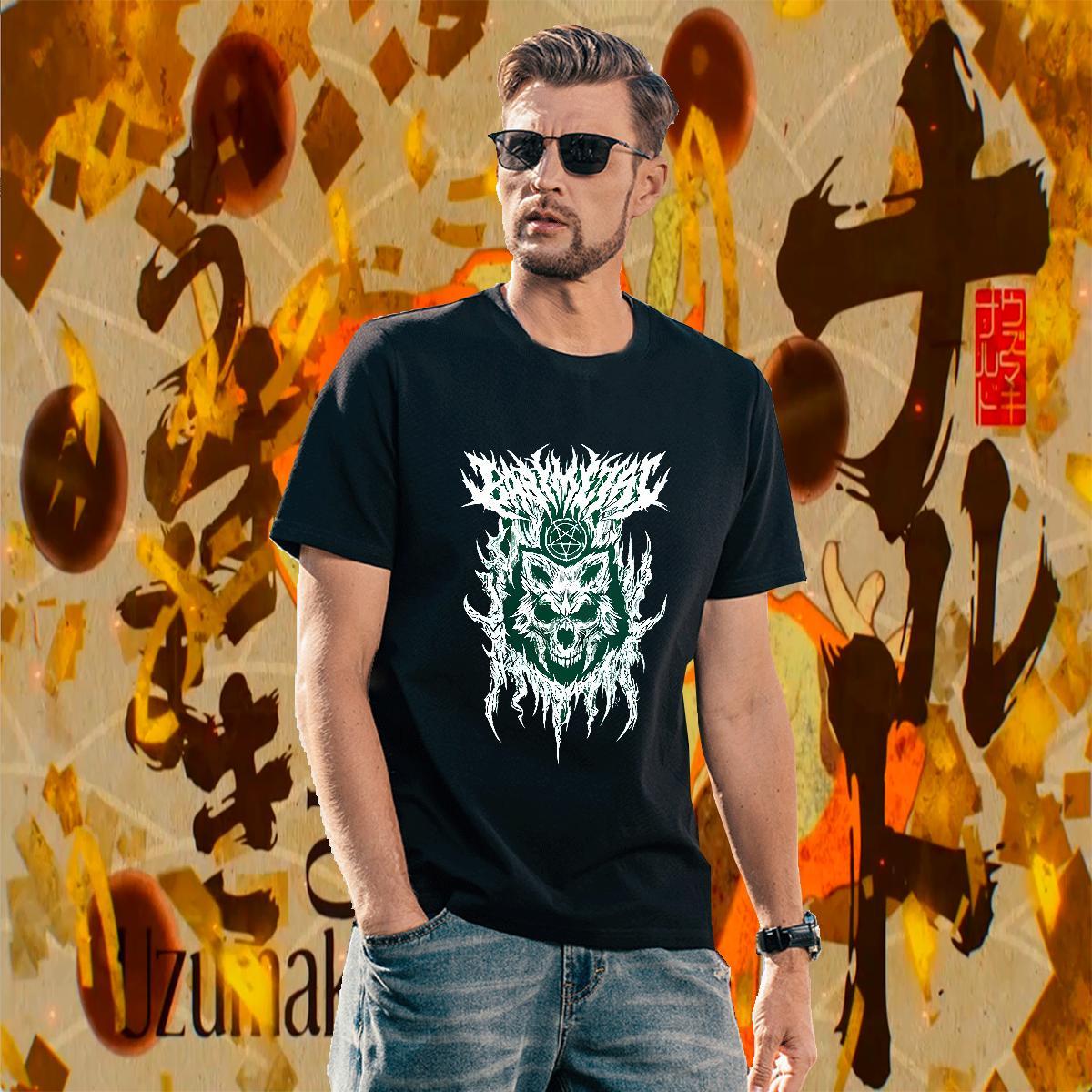 Unisex T-Shirts for Men wolf Breathable Outdoor Customized Print 230g Pure Cotton Couples T Shirts Designer Fashion Tops Tees