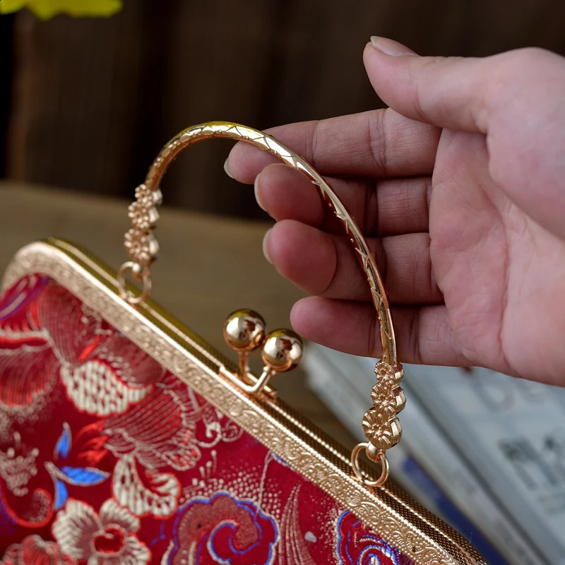 Womens Bag Polyester Evening Bag Lace Embroidery Plant Solid Color Wedding Bag Party Event/Party 240812