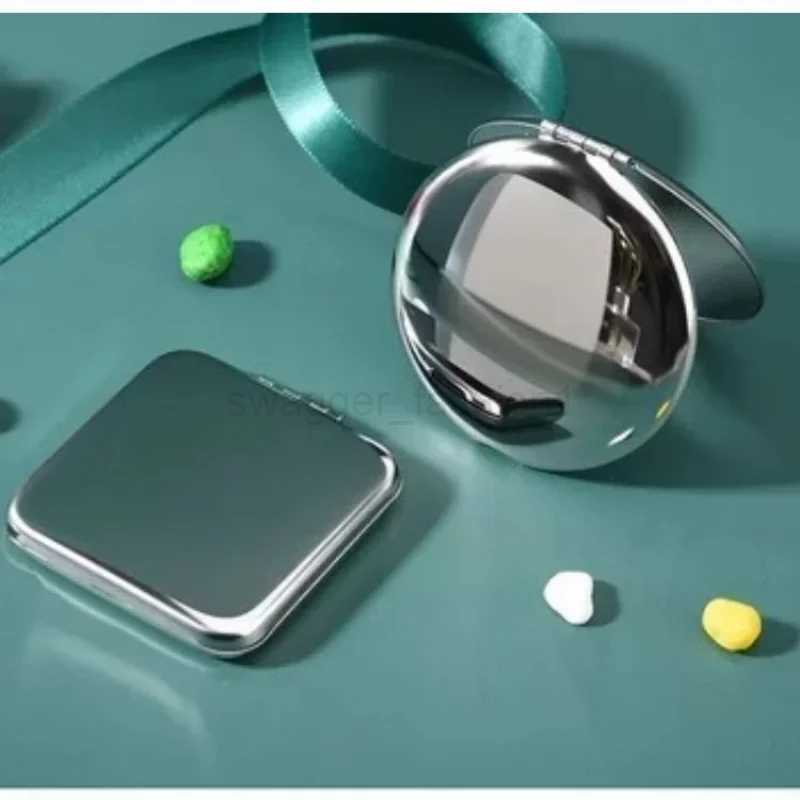 Shatterproof Stainless Steel Ultra Slim Folding Portable Mirror Makeup Unbreakable Camping Mirror For Personal UseTravellingXJ240813