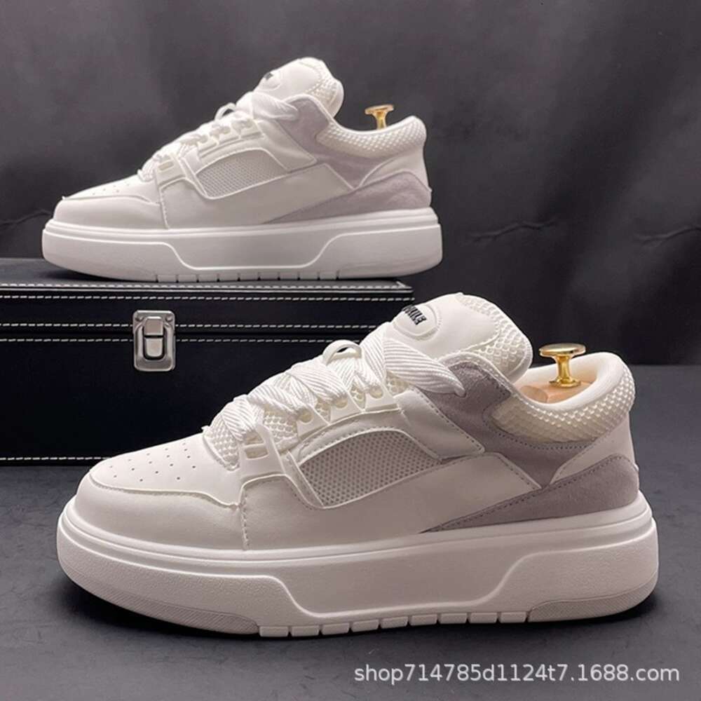 Ddmyoutdoor Bread New Breathable Round Toe Board Versatile Korean Version Small White Fashionable Sports And Leisure Comfortable Men S Outdoor Shoes