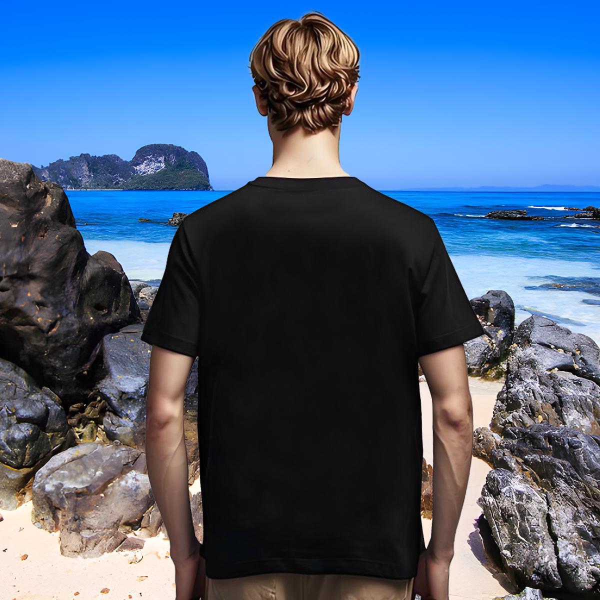 Loose Men T Shirts cat Pure Cotton Anime Printing Street Oversized 3XL 4XL 230g Pure Cotton Couples T Shirts Designer Tees Shirts