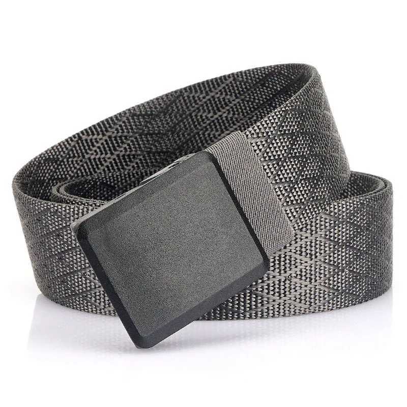 Mens and womens military nylon adjustable belt mens outdoor travel tactical belt with plastic buckle pants design belt W240807