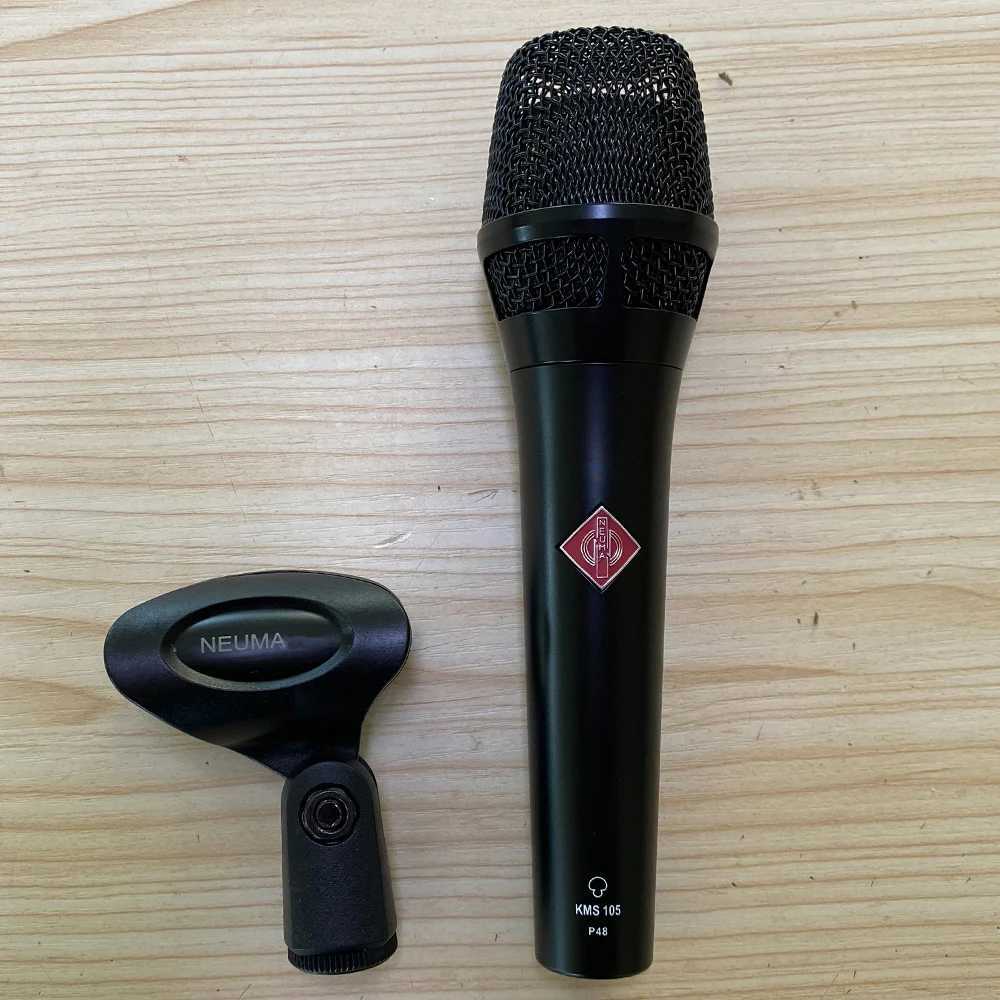 Free Shipping KMS105 Microphone kms 105 Supercardioid Vocal Mic Condenser Microfonos audio broadcast singing Recording Studio CL240813