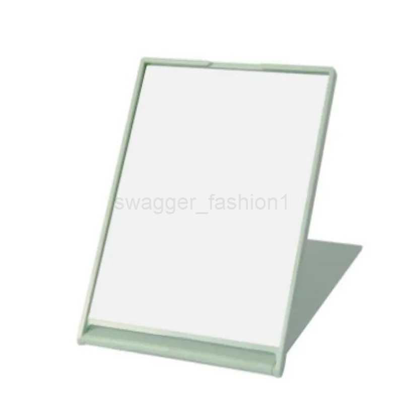 Folding Mirror Mini Portable Makeup Mirror Hand Standing Small Mirror Vanity Foldable Compact Pocket Cosmetics ToolsXJ240813